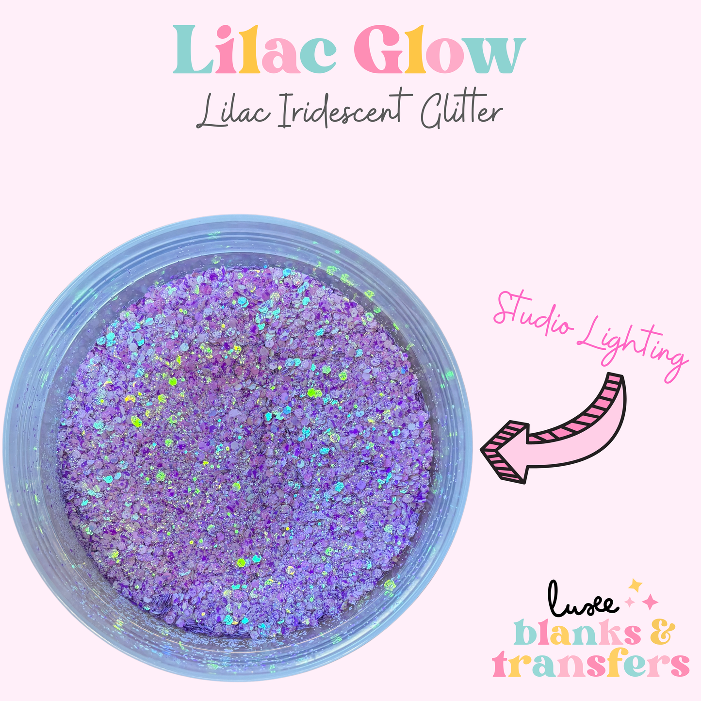 “Lilac Glow” Chunky Mix Glitter