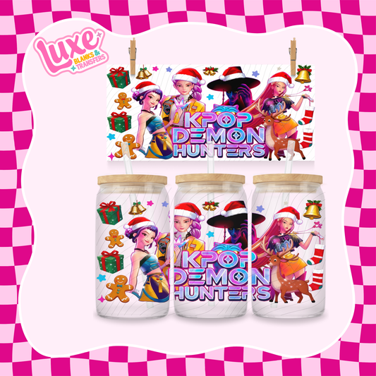 K-Pop Xmas 2 | 16oz UV DTF Wrap | #1314