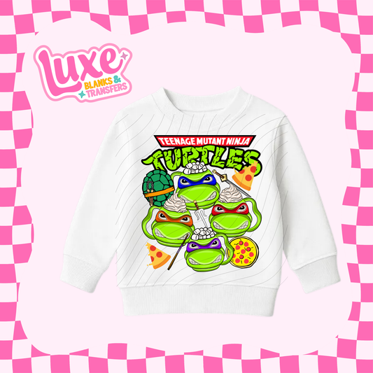 Kids DTF Heat Transfer | Turtles Show | READY TO SHIP