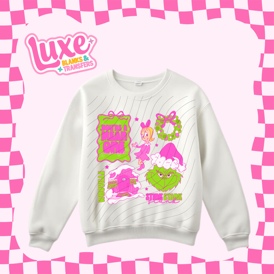 You're A Mean One Pink | DTF Heat Transfer | #193