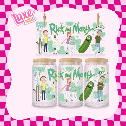 16oz UV DTF Wrap | Rick & Mort | #1803