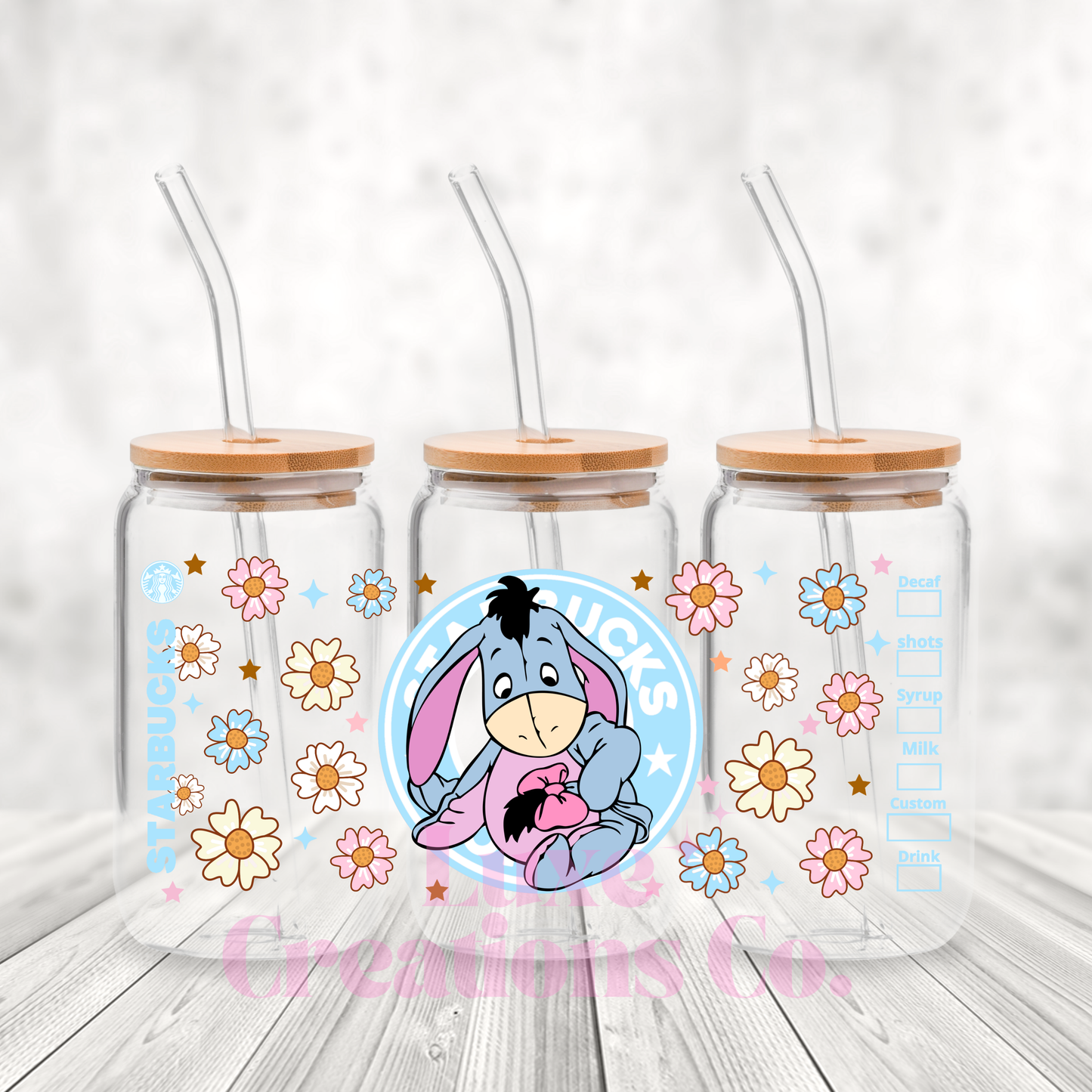 Eeyore Starby UV DTF Wrap (#02)