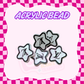 Flatback Acrylic Bead | Boujee Star White