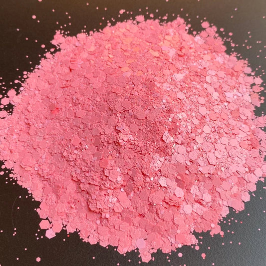 “Dusty Rose” Chunky Glitter (75g pouch)