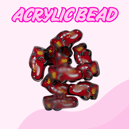 Flatback Acrylic Bead | Car