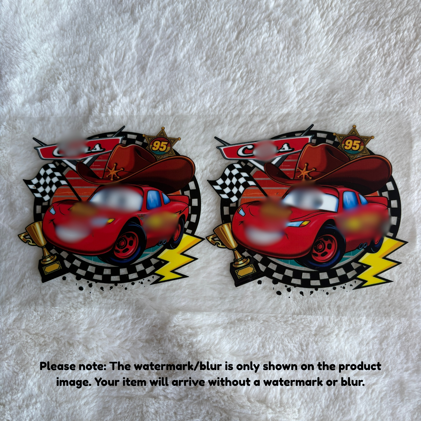 16oz UV DTF Wrap | Ready To Ship | Red Race Car Cowboy