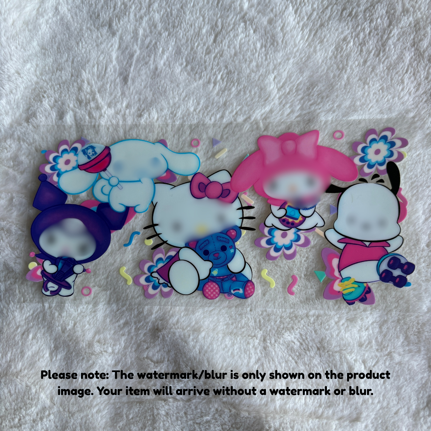 16oz UV DTF Wrap | Ready To Ship | Hi Cat & Friends