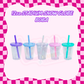 12oz Stadium Boba Snow Globe Tumbler