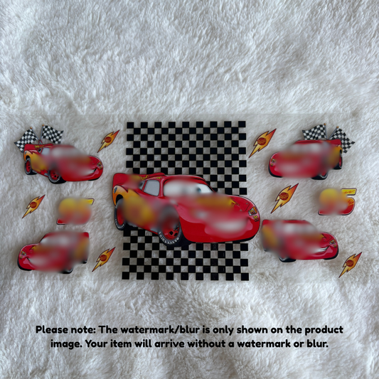 16oz UV DTF Wrap (Double Sided) | Ready To Ship | McQ33n Checkered