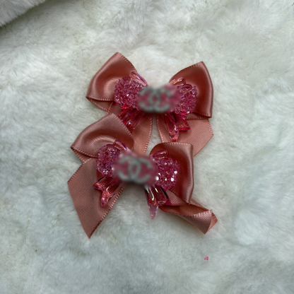 C Brand Bow Bead (1pc)