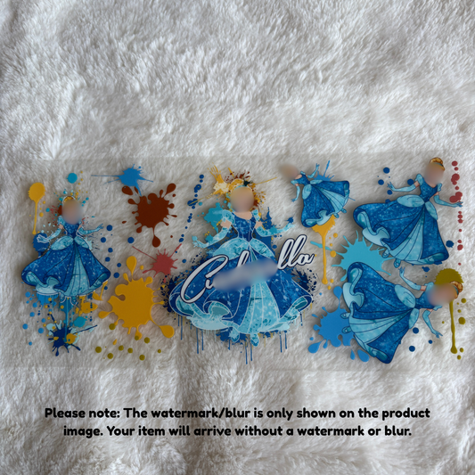 16oz UV DTF Wrap (Double Sided) | Ready To Ship | C1nd. Splatter