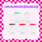 16oz Glass Mug (Colour Lid)