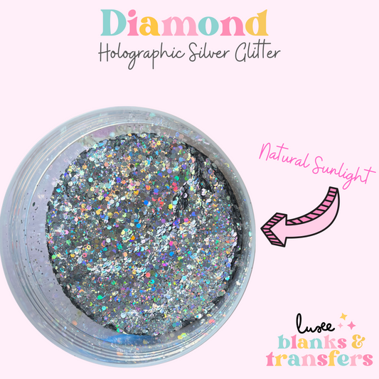 “Diamond” Chunky Mix Glitter