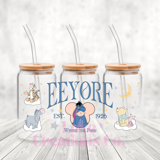 Eeyore Character UV DTF Wrap (#07)