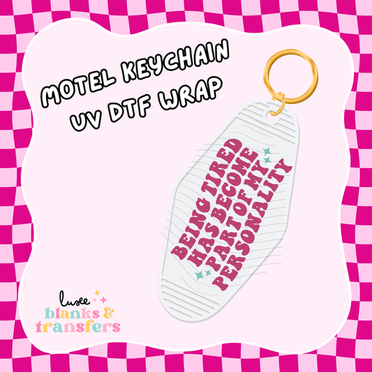 Motel Keychain UV DTF Wrap (#C01)