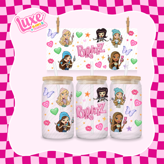 B.ratz Pink | 16oz UV DTF Wrap | #1315