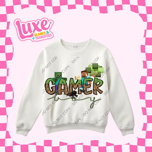 DTF Heat Transfer | Gamer Boy Mine | #459