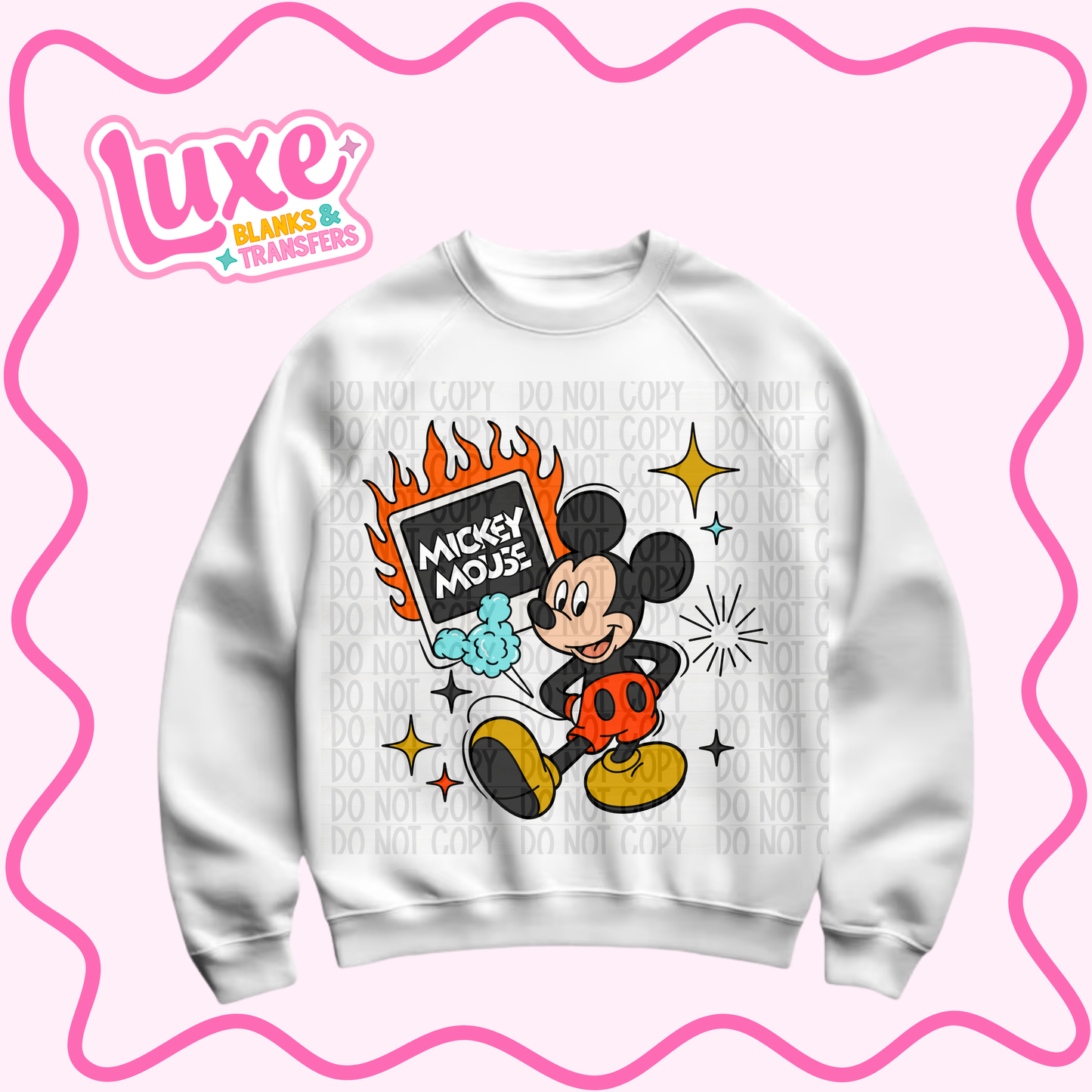 DTF Heat Transfer | Mick Flame | #928