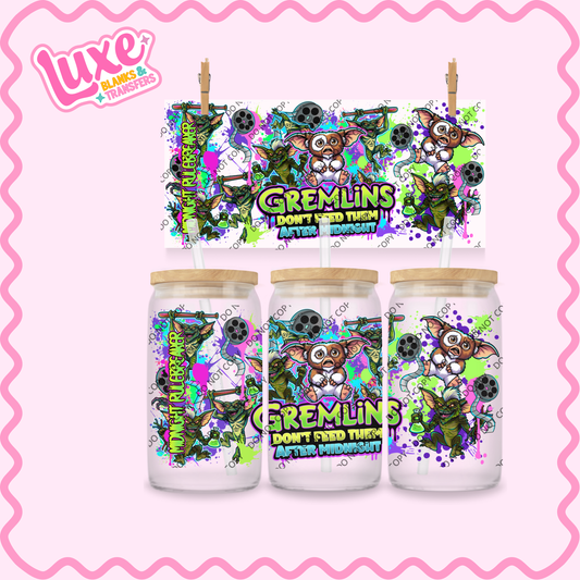 16oz UV DTF Wrap | Gremlins | #2283