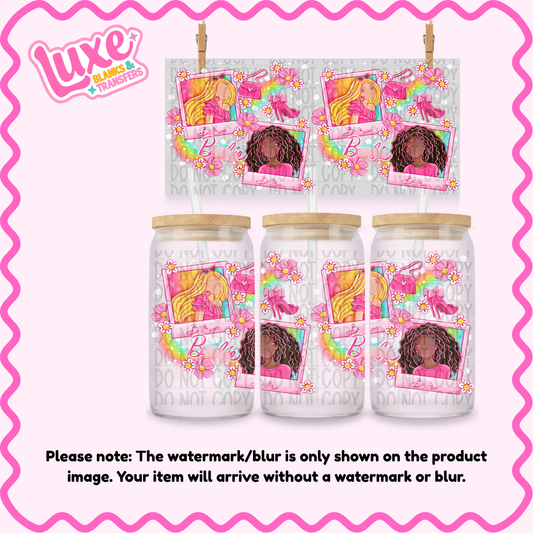 16oz UV DTF Wrap | Bar/b Girl | #4060
