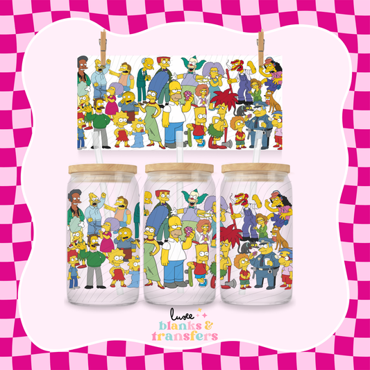 Whole Cast Simpson UV DTF Wrap (#451)