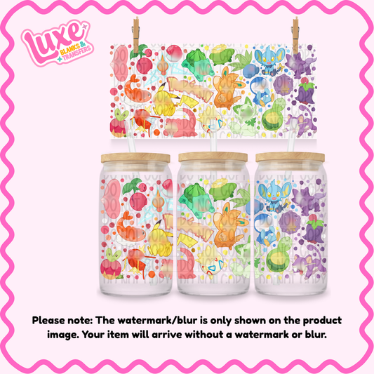 16oz UV DTF Wrap | Colour Poke | #1177