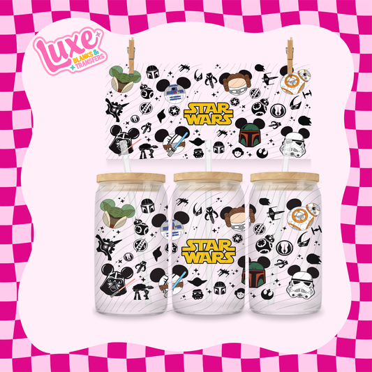 16oz UV DTF Wrap | Star Battle | #1807