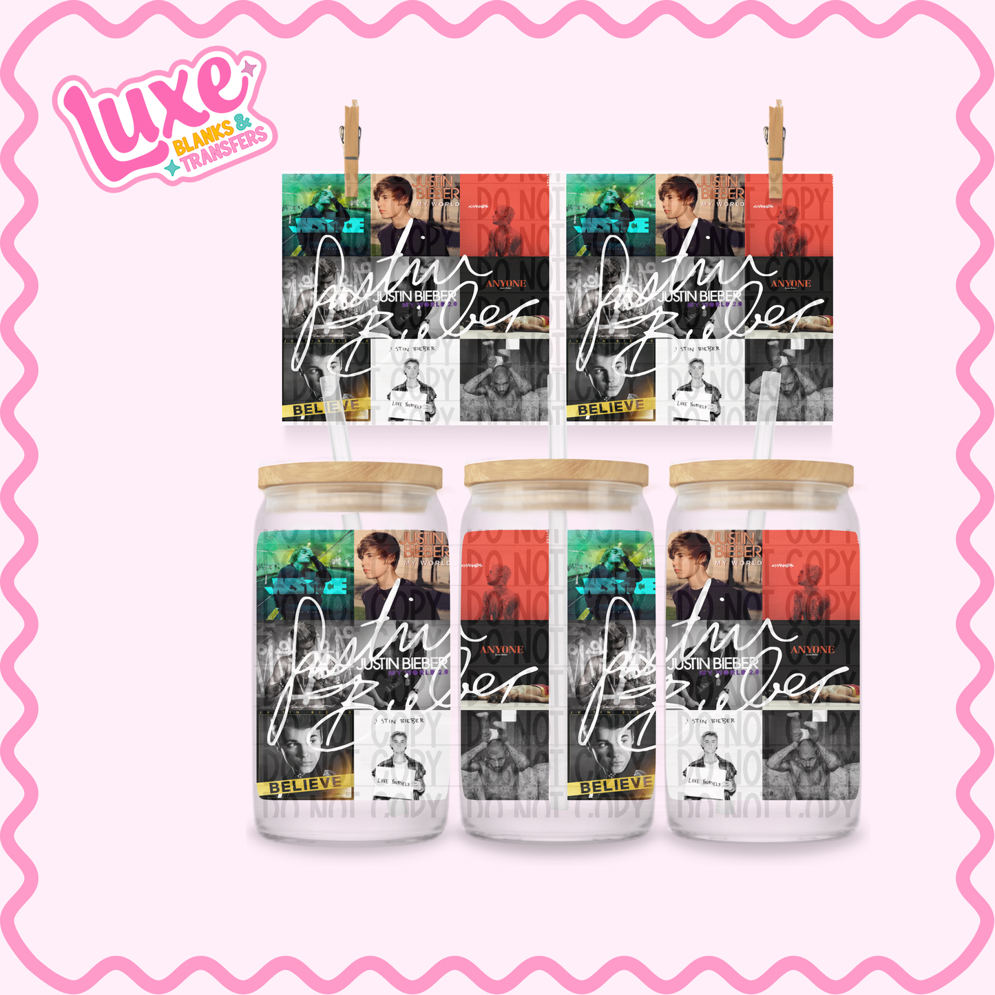16oz UV DTF Wrap | J.Biebs Albums | #3567
