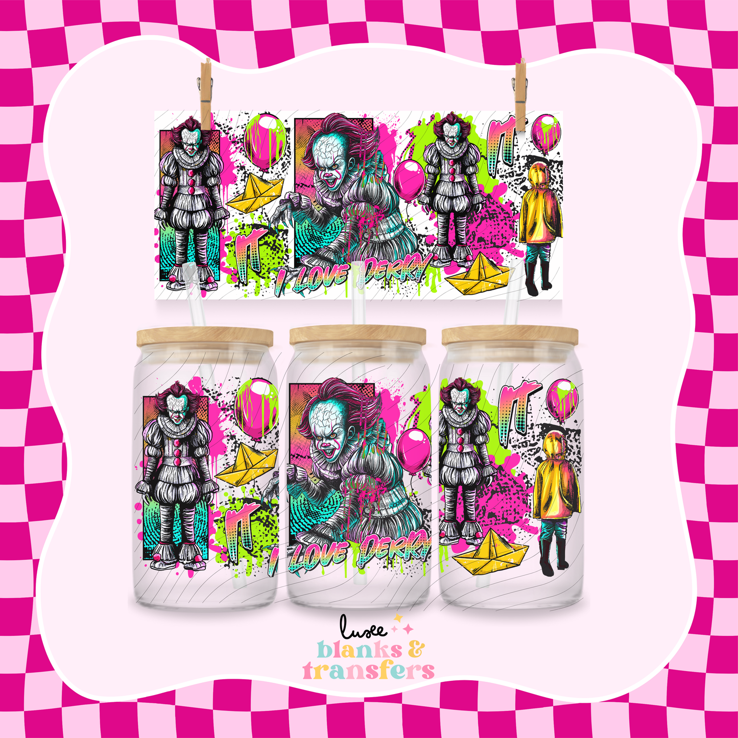 "Chucky" Neon UV DTF Wrap (#823)