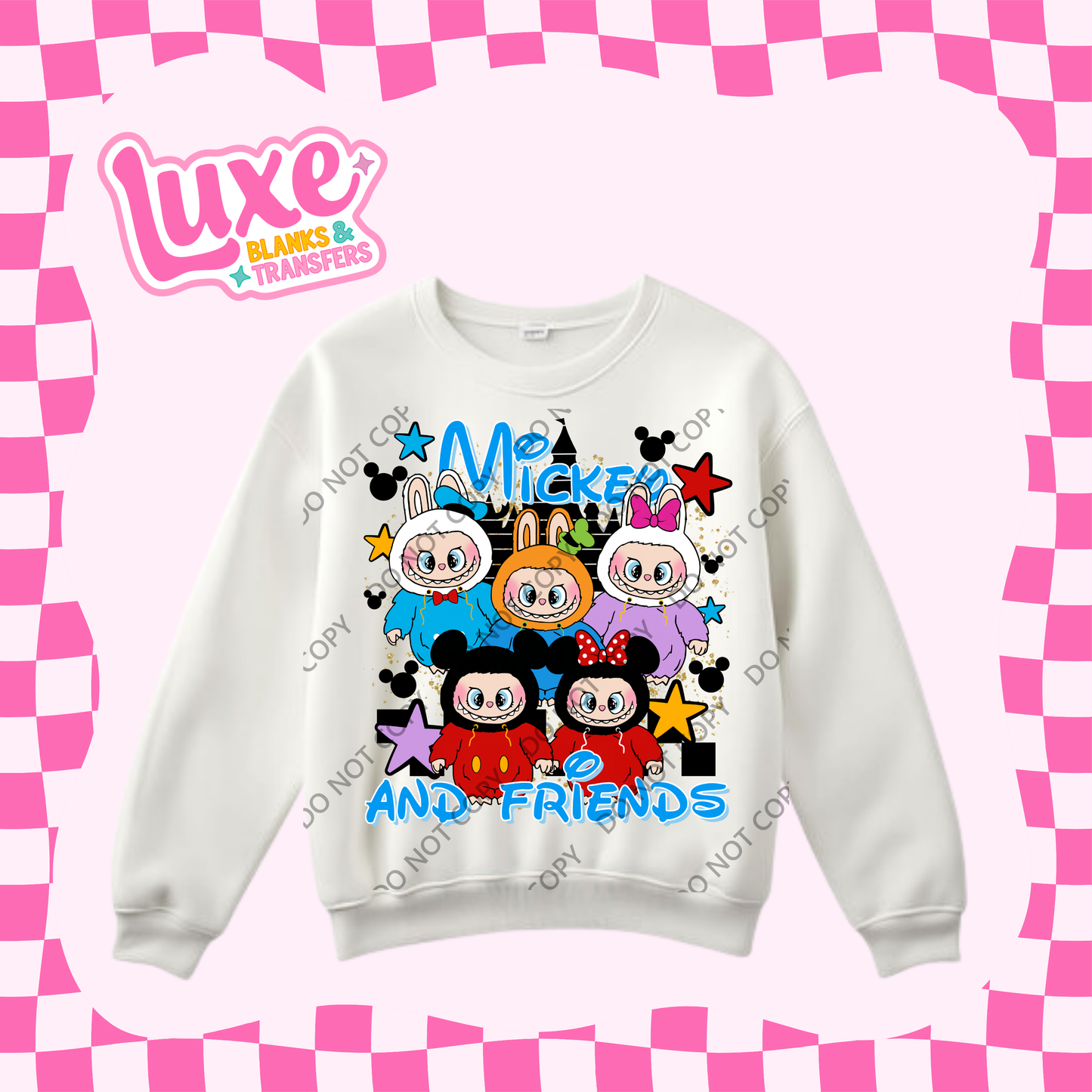 DTF Heat Transfer | Mickey X Bubu | #463