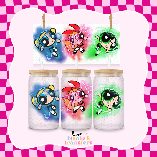 Powerpuff Colours UV DTF Wrap (#454)