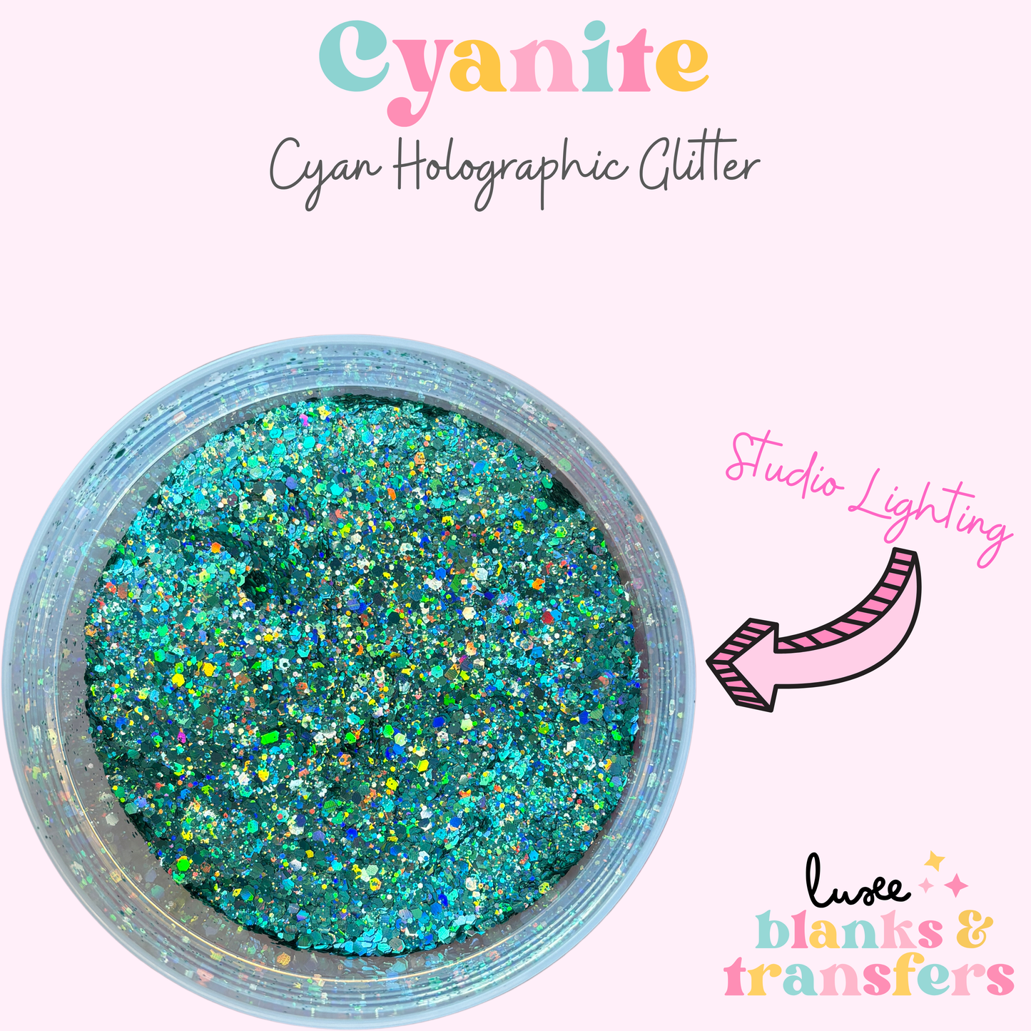 “Cyanite” Chunky Mix Glitter