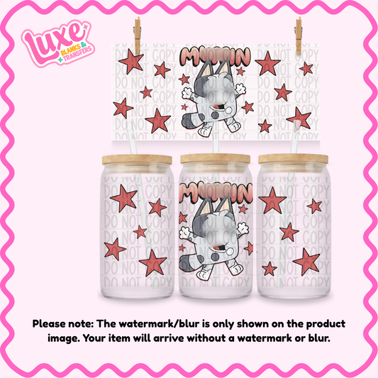 16oz UV DTF Wrap | Muff1n Dog | #N139