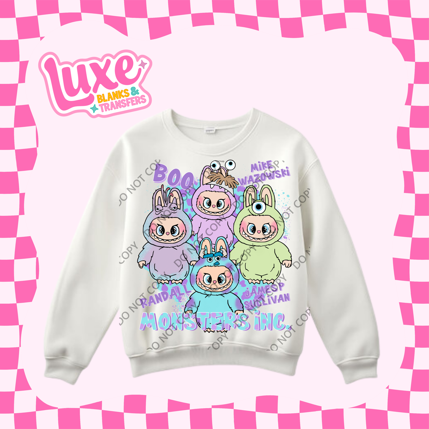 DTF Heat Transfer | Monsters X Bubu | #464