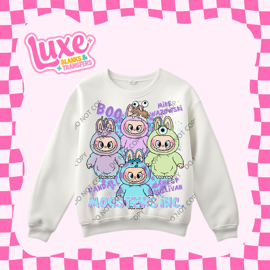 DTF Heat Transfer | Monsters X Bubu | #464