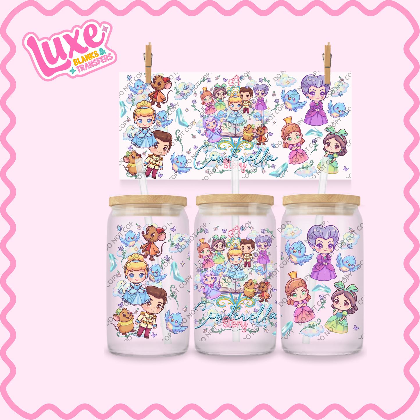 16oz UV DTF Wrap | Cind Story | #2289