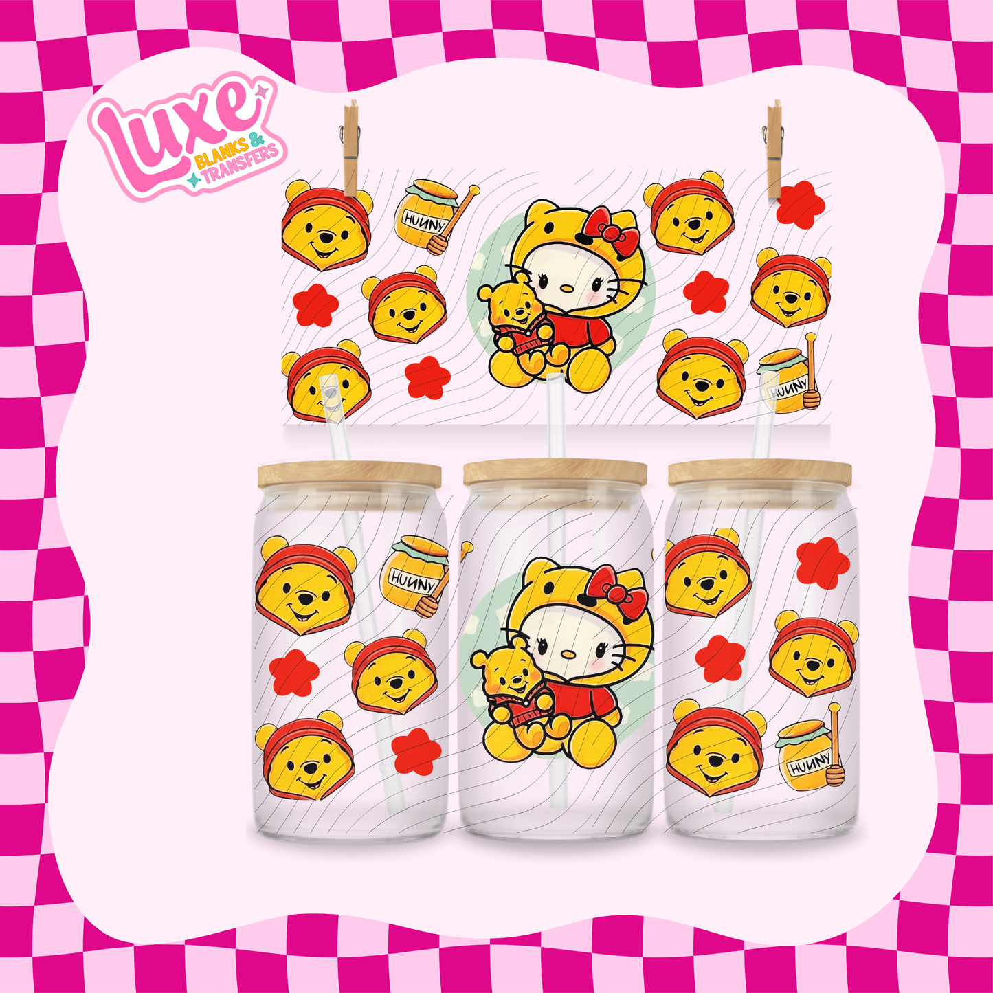 16oz UV DTF Wrap | Hi Kitty X Win | #1810