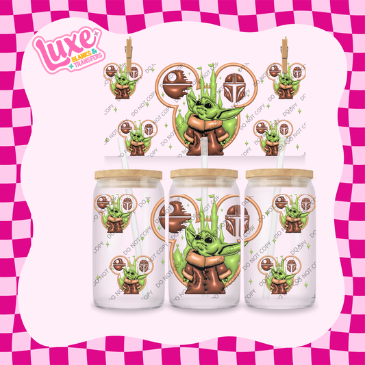 16oz UV DTF Wrap | Y0da Dis. | #1812