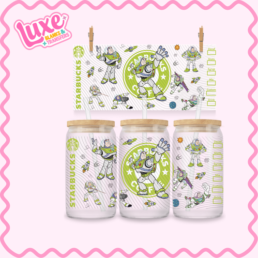 16oz UV DTF Wrap | Buzz Character | #3085