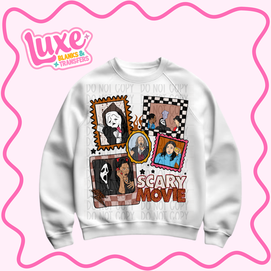 DTF Heat Transfer | Scary Movie Collage | #937