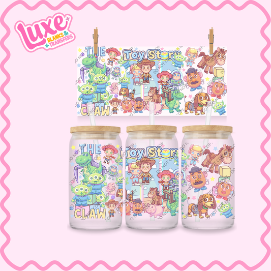 16oz UV DTF Wrap | Cute Toys | #2292