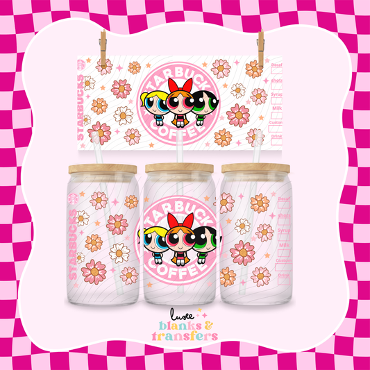 Powerpuff Starby Pink 2 UV DTF Wrap (#458)