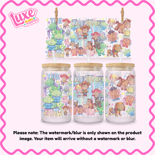 16oz UV DTF Wrap | Cute T0ys | #2292