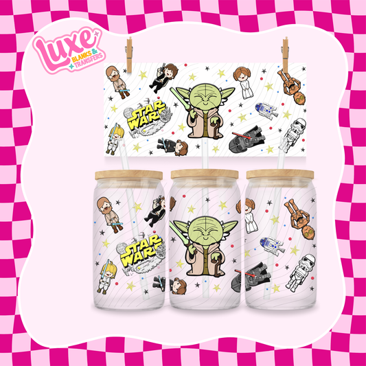 Star Battle Movie | 16oz UV DTF Wrap | #1326