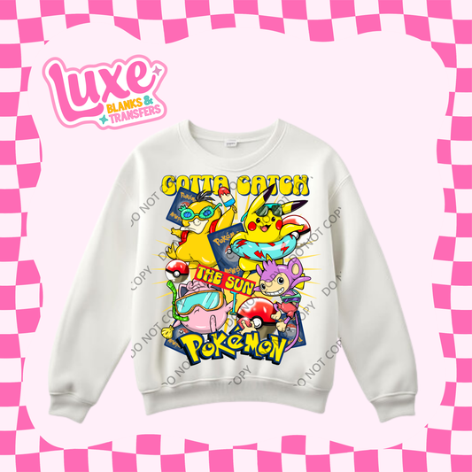 DTF Heat Transfer | Catch Em' All | #470