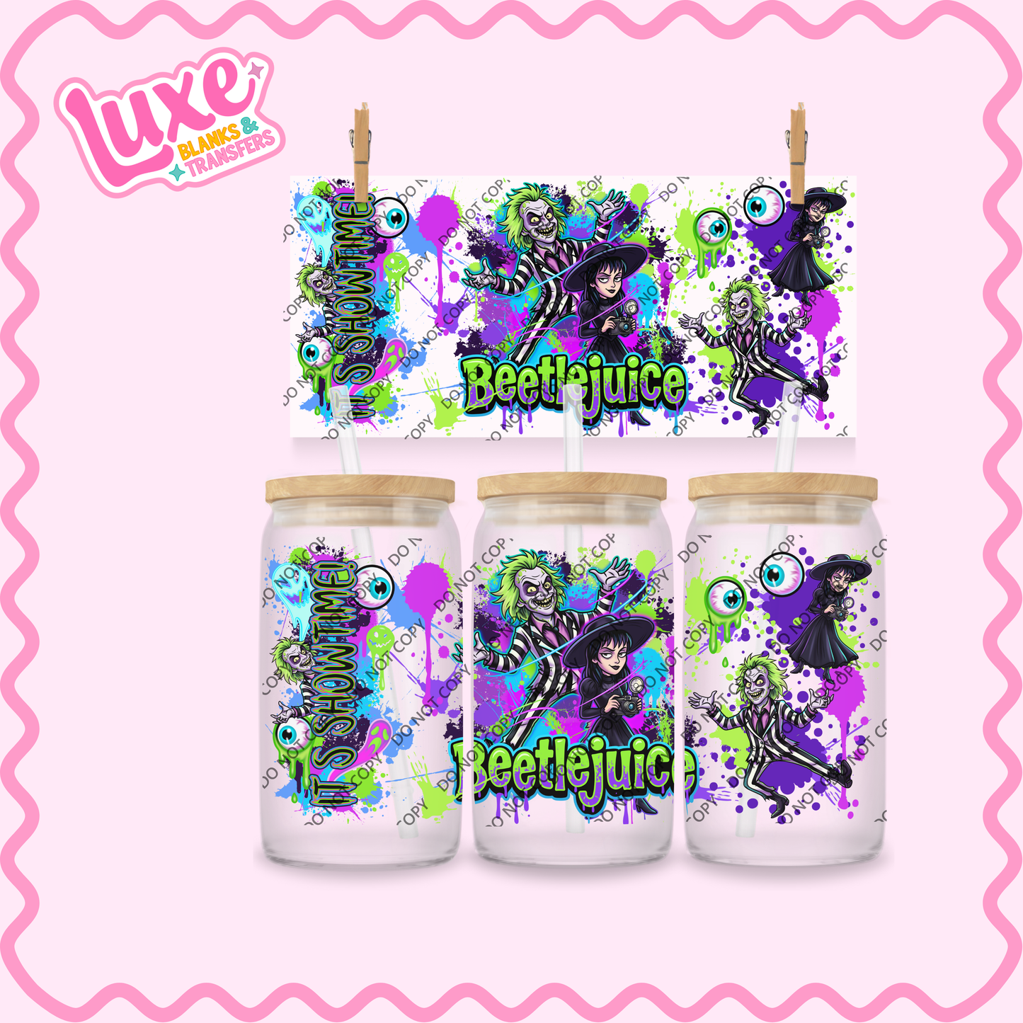 16oz UV DTF Wrap | Beetle Movie | #2294