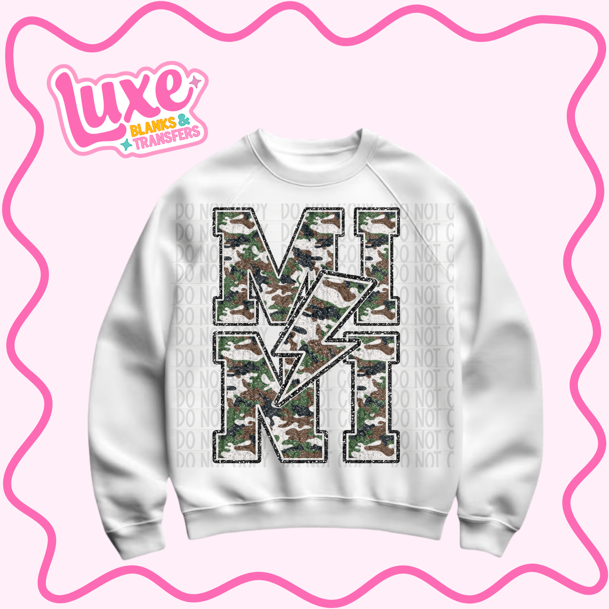 DTF Heat Transfer | Camo Mini | #1479