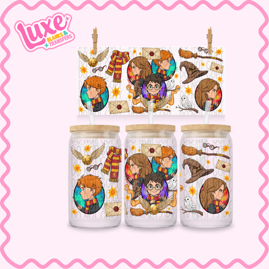 16oz UV DTF Wrap | Potter Characters | #2604