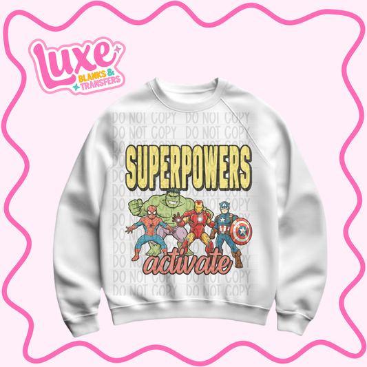 DTF Heat Transfer | Superheroes | #940