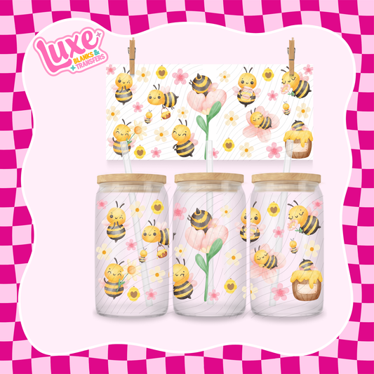 Bees | 16oz UV DTF Wrap | #1328